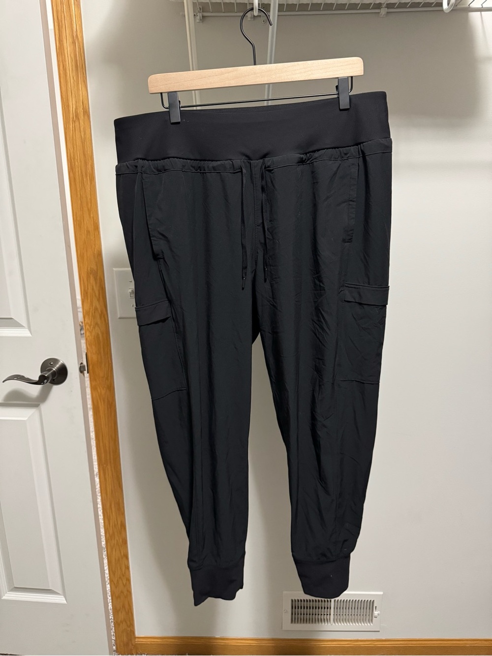 CALIA Black Track Jogger Pants XL
